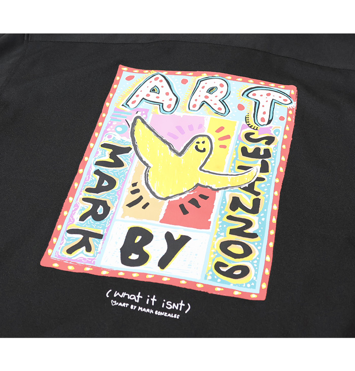 What it isNt ART BY MARK GONZALES マークゴンザレス バックプリント 