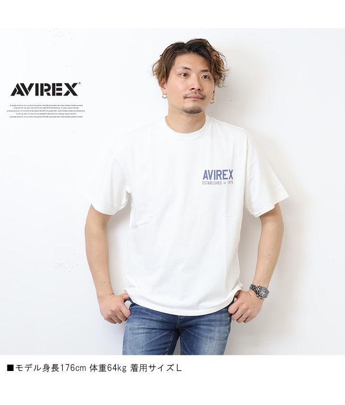 AVIREX アヴィレックス ピンナップ バックプリント 半袖Tシャツ 半袖 T