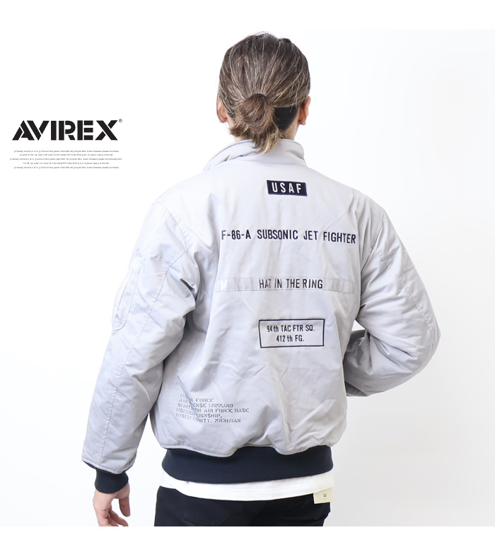 AVIREX アヴィレックス ステンシルジャケット HAT IN THE RING