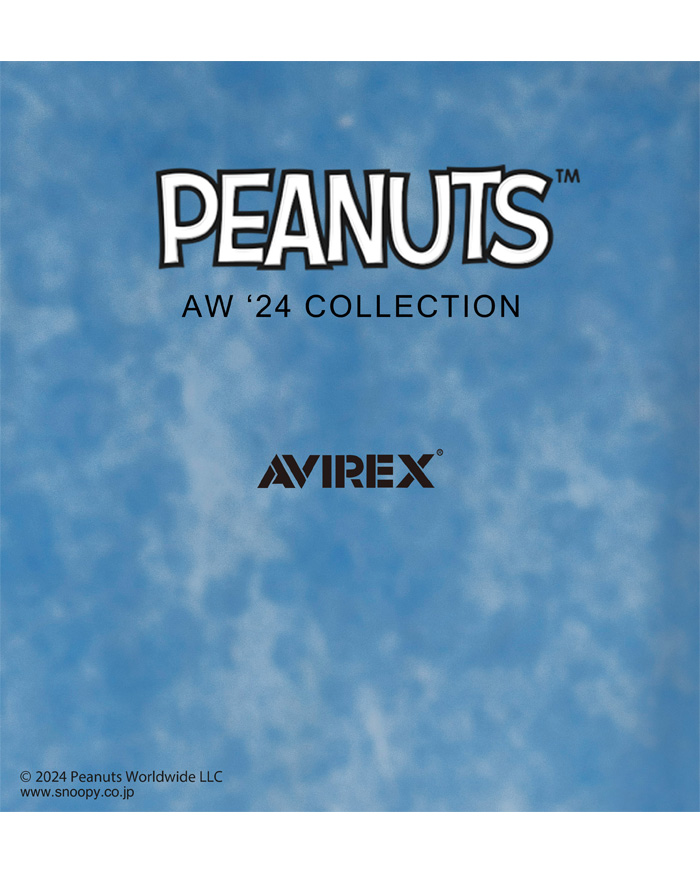 AVIREX アヴィレックス PEANUT スヌーピー コラボ 長袖Tシャツ AVIREX アヴィレックス PEANUT スヌーピー コラボ 長袖Tシャツ