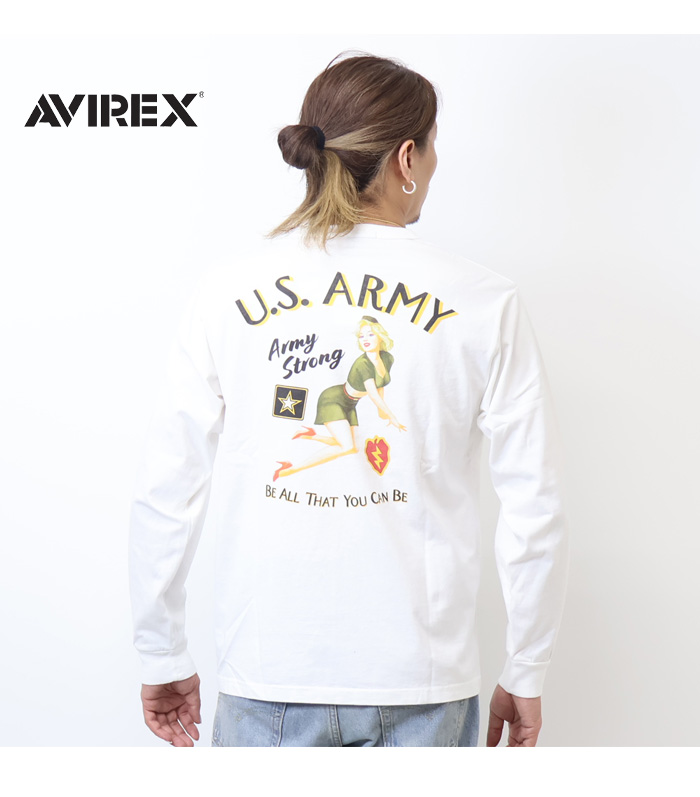 AVIREX（アヴィレックス） ホットレディ オフィサー 長袖Tシャツ