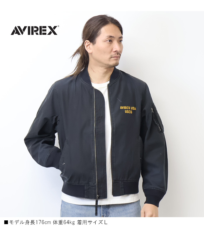 AVIREX（アヴィレックス） COTTON LIGHT MA-1ジャケット U.S.COAST