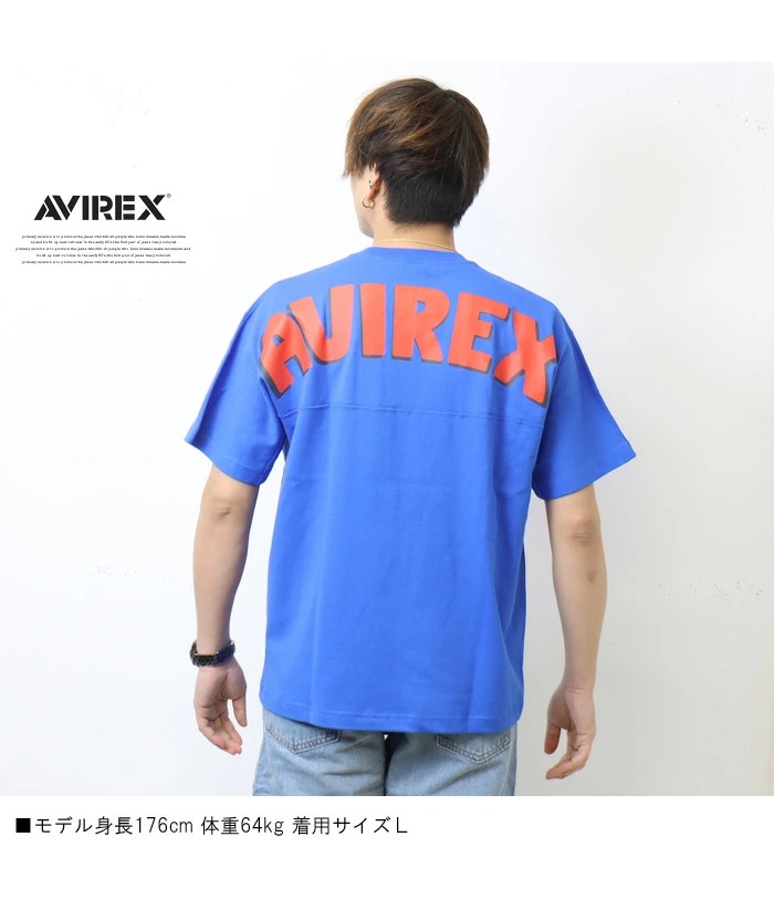 SALE セール AVIREX アヴィレックス ビッグロゴプリント クルーネック