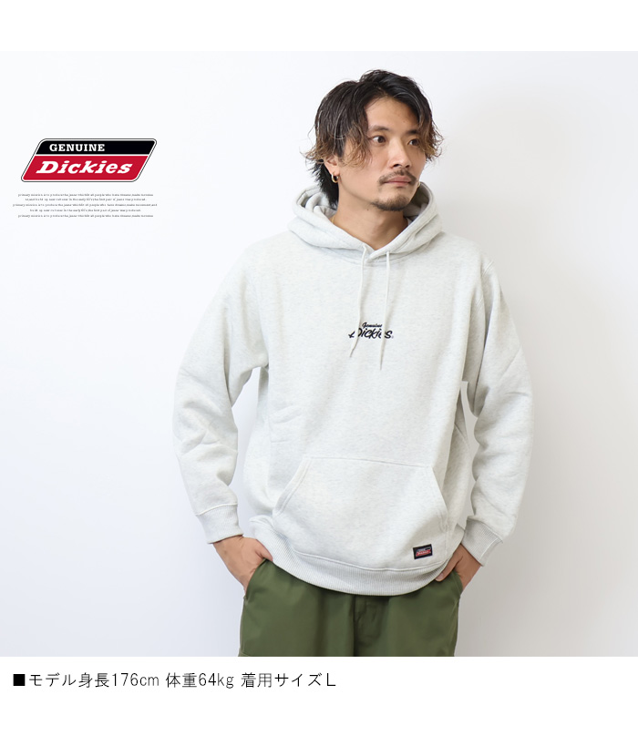 dickies サイズ感 日本人 販売 パーカー