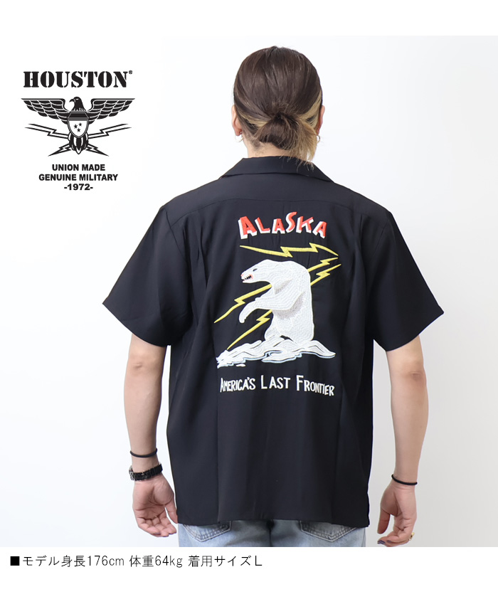 HOUSTON ヒューストン スーベニアシャツ 半袖シャツ ALASKA