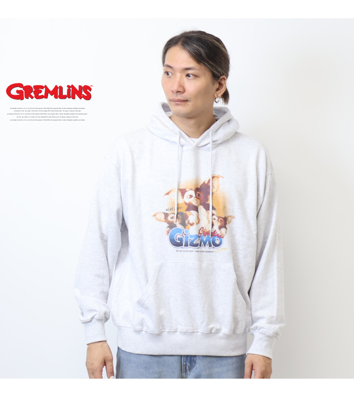 GREMLINES グレムリン フォトプリント スウェットパーカー 裏毛