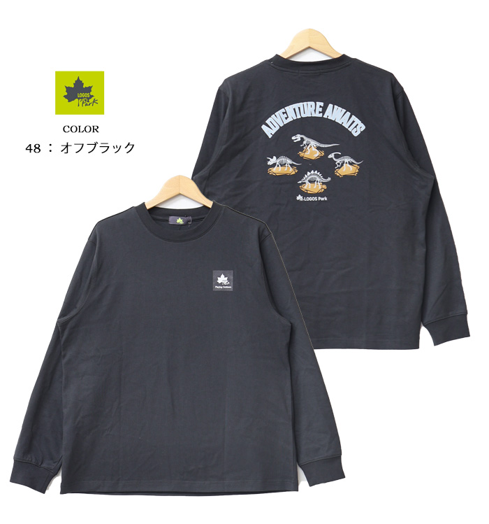 LOGOS Park ロゴスパーク バックプリント 長袖Tシャツ ロンT 長T LOGOS Park ロゴスパーク バックプリント 長袖Tシャツ ロンT 長T