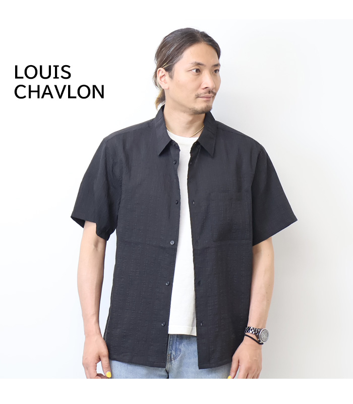 LOUIS CHAVLON ルイシャブロン 接触冷感 半袖シャツ メンズ 5270-5001