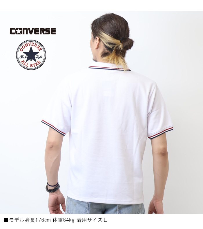 CONVERSE（コンバース） ALL STAR刺繍 半袖ポロシャツ メンズ 5273