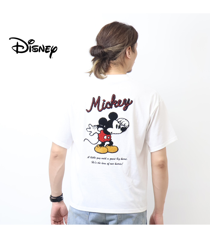 DISNEY ディズニー ミッキーマウス ベイマックス 半T サガラ刺繍