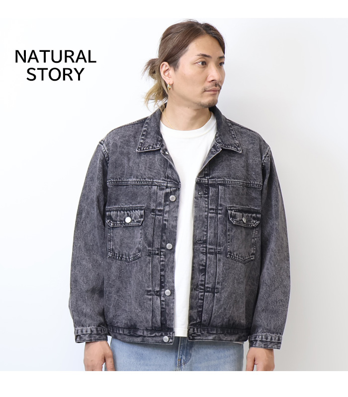 NATURAL STORY デニムジャケット Gジャン ジージャン ライトアウター