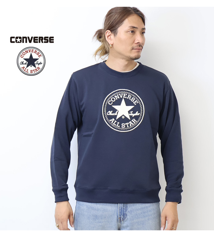 CONVERSE（コンバース） ロゴプリント スウェットシャツ 裏毛