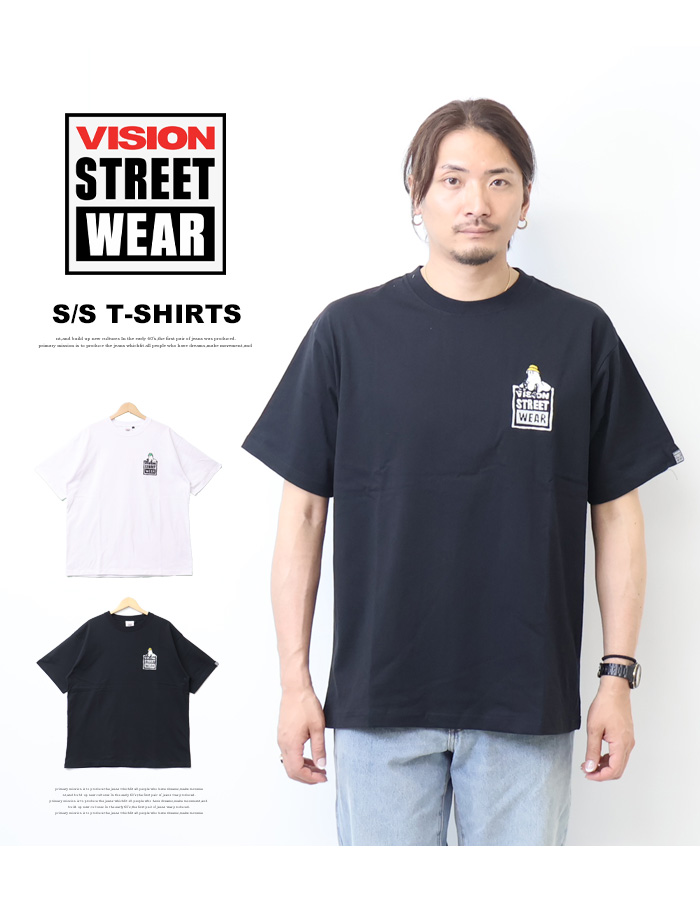 ビジョンストリートウェア 半袖Tシャツ メンズ レディース 半袖 tシャツ ヴィンテージ風 ビッグシルエット VISION STREET WEAR 楽天市場】VISION STREET WEAR ビジョンストリートウェアー