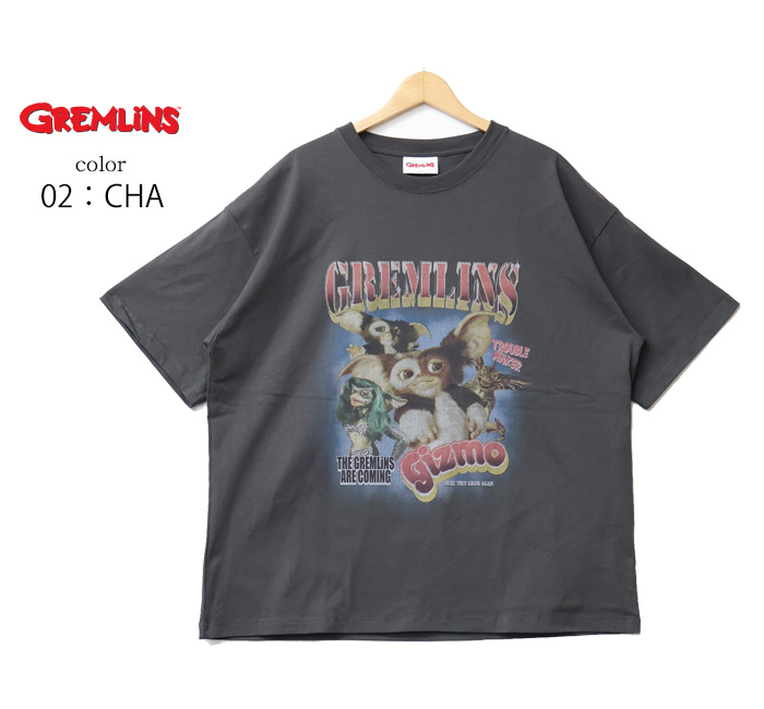 GREMLINES グレムリン プリント 半袖Tシャツ 半T メンズ ギズモ