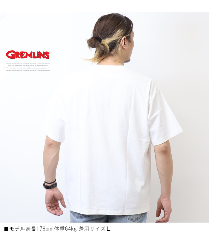 GREMLINES グレムリン ムービーポスタープリント 半袖Tシャツ 半T