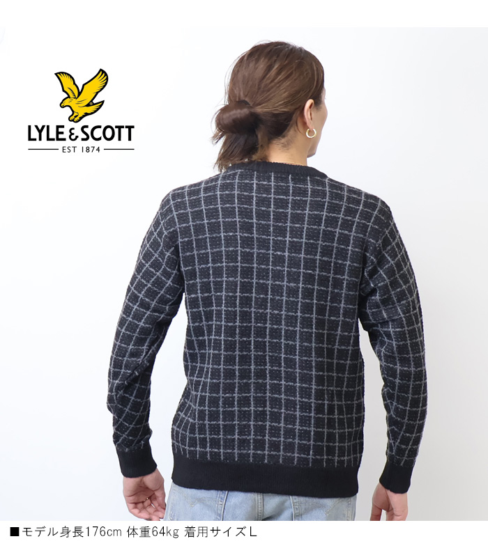 LYLE & SCOTT ✕ malbon　クルーネックニット　サイズM 楽天市場】Lyle&Scott ライル＆スコット（ニット・セーター｜トップス