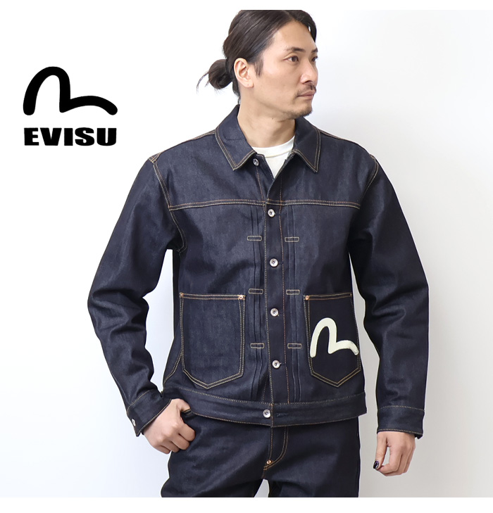 EVISU（エヴィス） エビス 新品 エクリュカモメプリント デニム