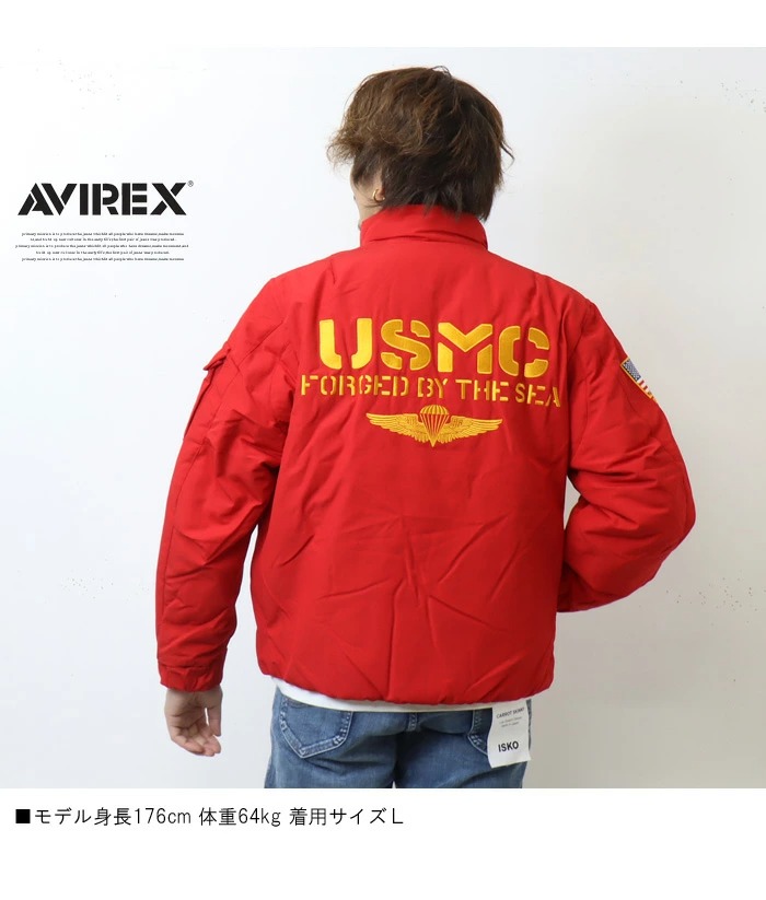 SALE セール AVIREX アヴィレックス USMC ユーティリティー パディング