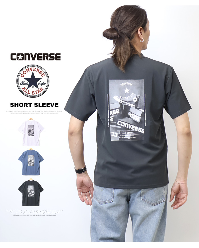 CONVERSE（コンバース） バックプリント 半袖Tシャツ 半T メンズ 6278