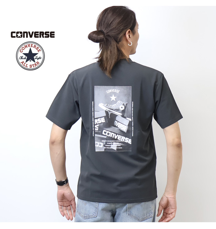 CONVERSE（コンバース） バックプリント 半袖Tシャツ 半T メンズ 6278