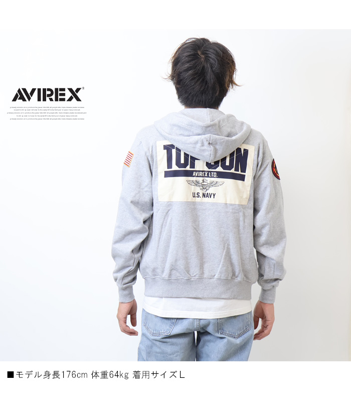 AVIREX アヴィレックス TOP GUN トップガン ダストデビル スウェット