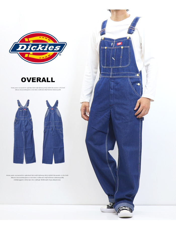 Dickies ディッキーズ デニム オーバーオール サロペット メンズ