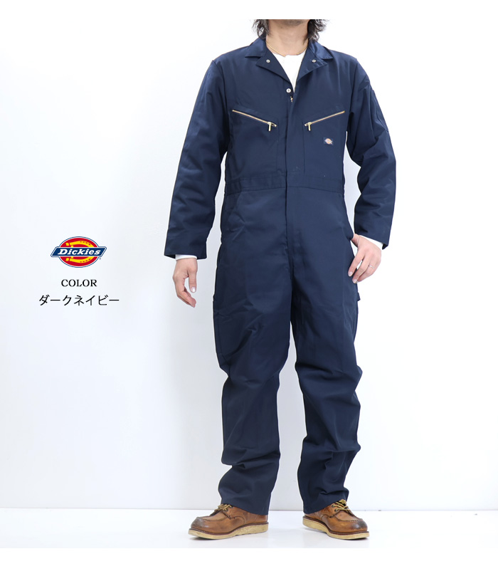 ディッキーズ ダック つなぎ オールインワン 楽天市場】ディッキーズ 長袖つなぎ ストレッチ デニム D706