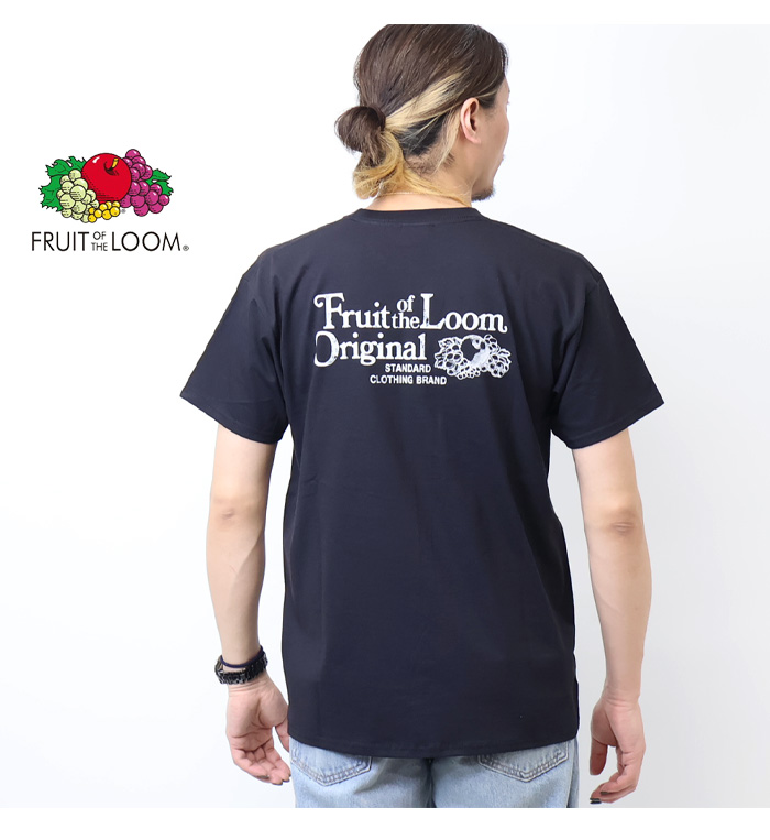 FRUIT OF THE LOOM（フルーツオブザルーム） バックプリント 半袖T