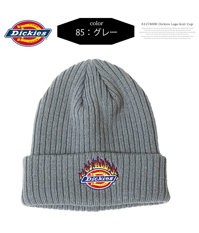 Dickies（ディッキーズ） ファイヤーロゴ ニットビーニー ニット