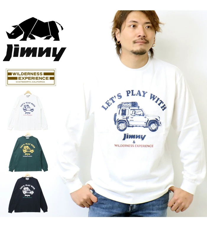 SUZUKI スズキ JIMNY ジムニー WILDERNESS EXPERIENCE コラボTシャツ カレッジキャリア プリント 長袖Tシャツ  ユニセックス 送料無料 813201 : 13193 : REX ONE - 通販 - Yahoo!ショッピング