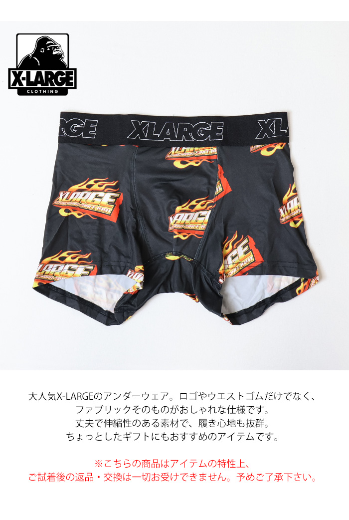 XLARGE（エクストラ ラージ） X-LARGE ボクサーパンツ fire logo