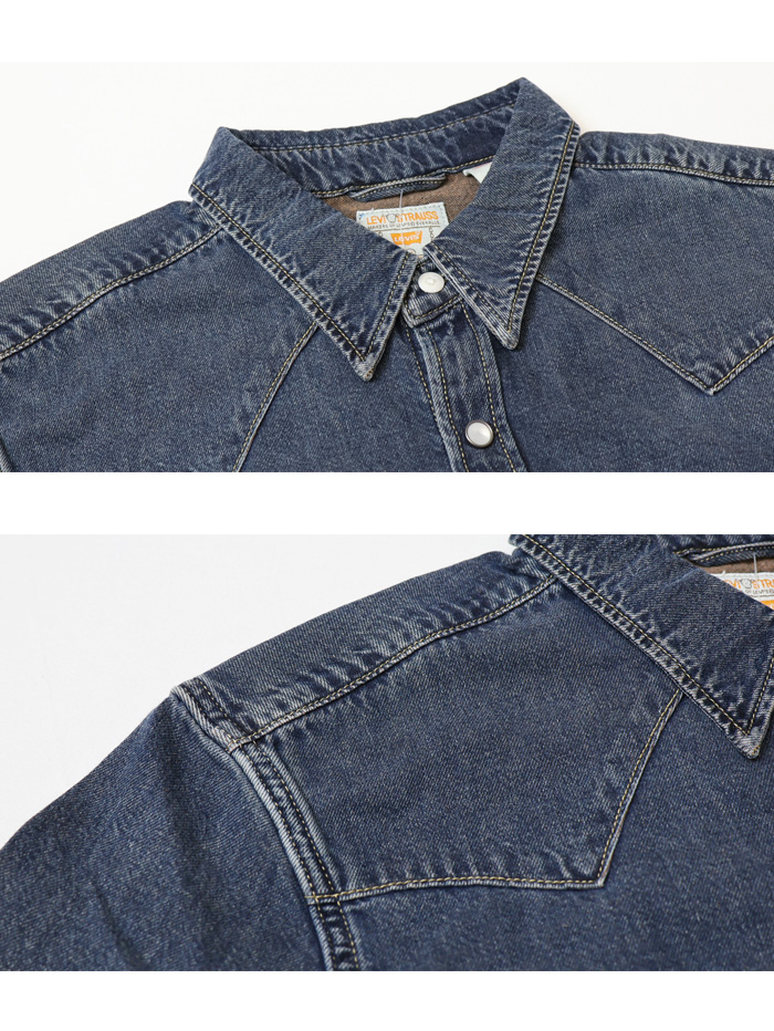 Levi's（リーバイス） ウエスタン デニムシャツ メンズ 長袖シャツ