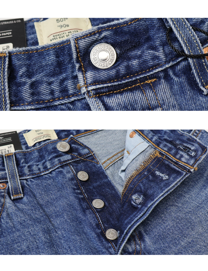 Levi's（リーバイス） レディース 90'S 501 ストレート ジーンズ