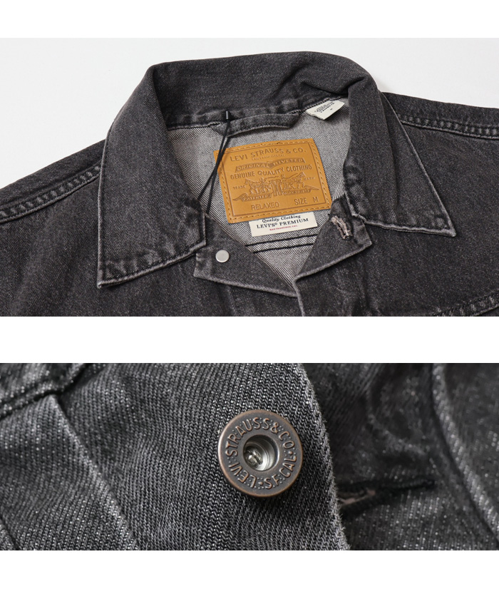 Levi's (リーバイス) TYPE 1 トラッカージャケット ブラック