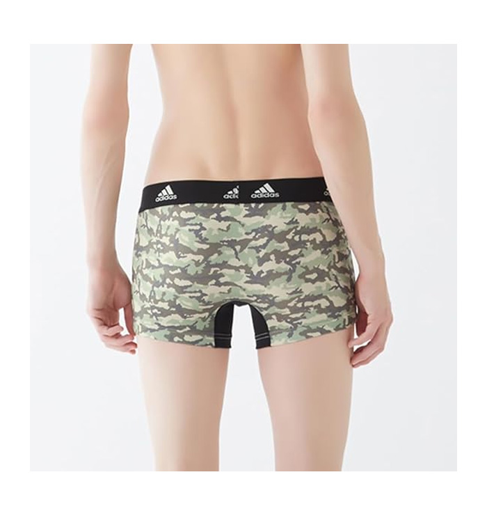 BODY WILD adidas アディダス ボクサーパンツ 前とじ カモフラ柄 総柄
