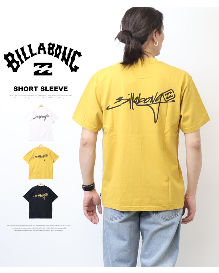 Billabong RHC オーバーフィット Tシャツ BILLABONG（ビラボン） SCRIPT LOGO 半袖Tシャツ 半T オーバーフィット