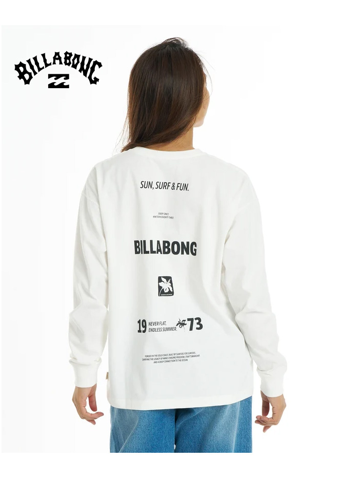 BILLABONG（ビラボン） ウィメンズ SUN SURF & FUN LS TEE 長袖Tシャツ
