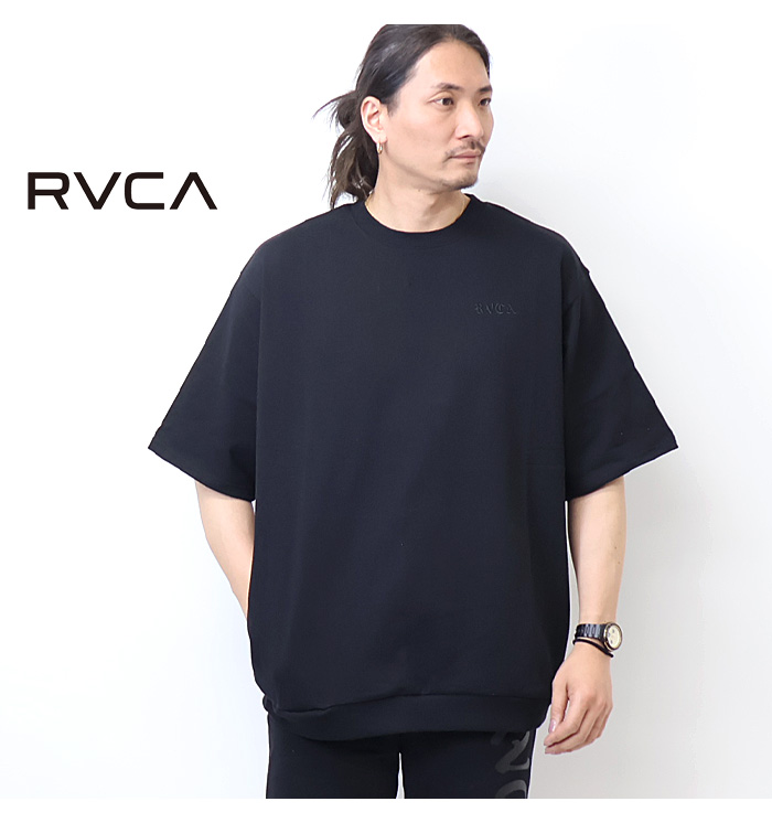 RVCA（ルーカ） BACK SIDE ARCH IRON SS ミニ裏毛 半袖Tシャツ 半T