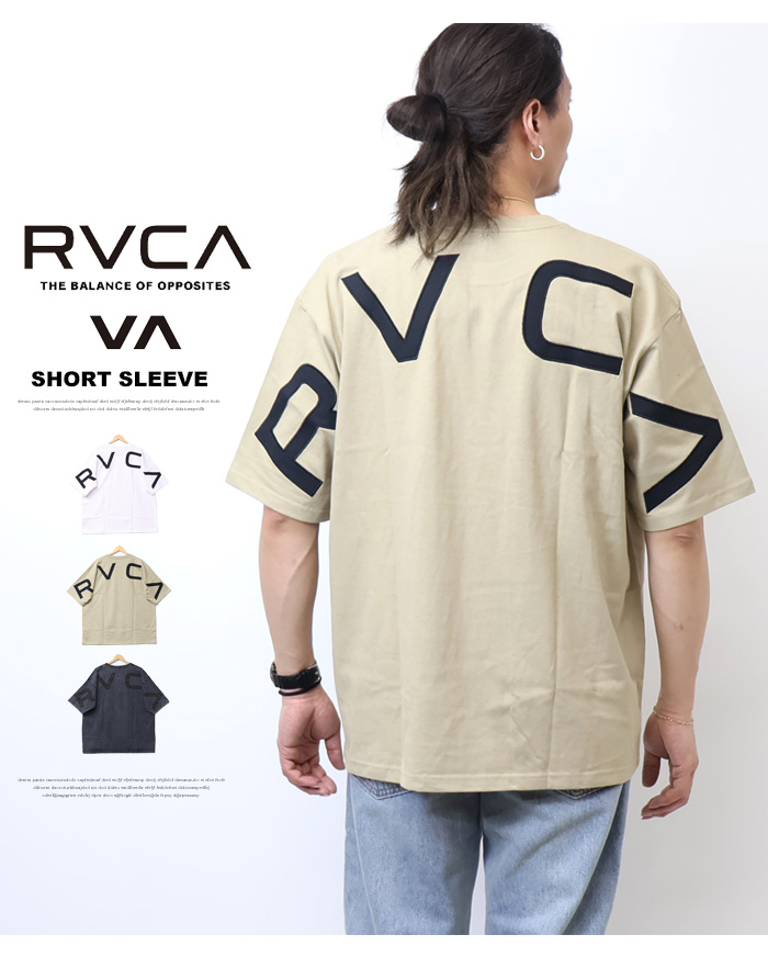 S 赤 ルーカ ARCH RVCA ビッグシルエット 半袖Tシャツ RVCA（ルーカ） BACK SIDE ARCH SS 半袖Tシャツ 半T ビッグシルエット