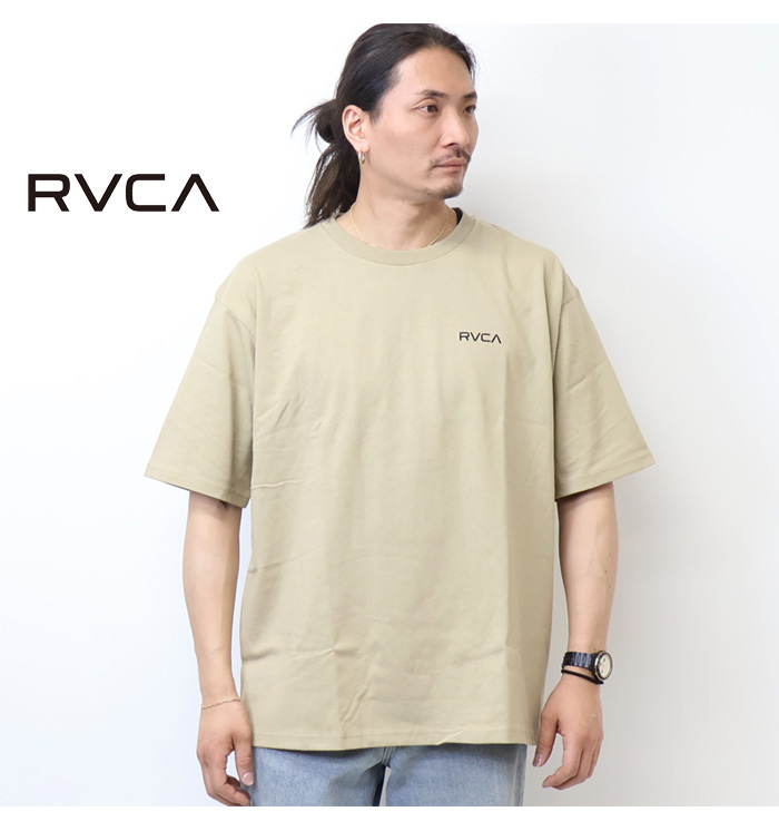 RVCA（ルーカ） BACK SIDE ARCH SS 半袖Tシャツ 半T ビッグシルエット