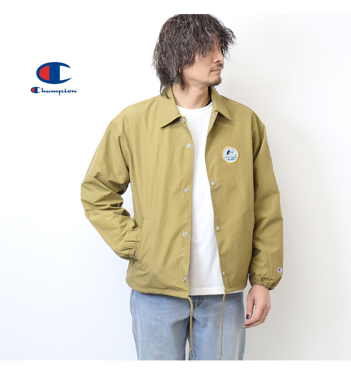 Champion チャンピオン ワッペン バックプリント コーチジャケット