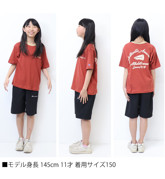 Champion（チャンピオン） キッズ シアサッカー地 ハーフパンツ