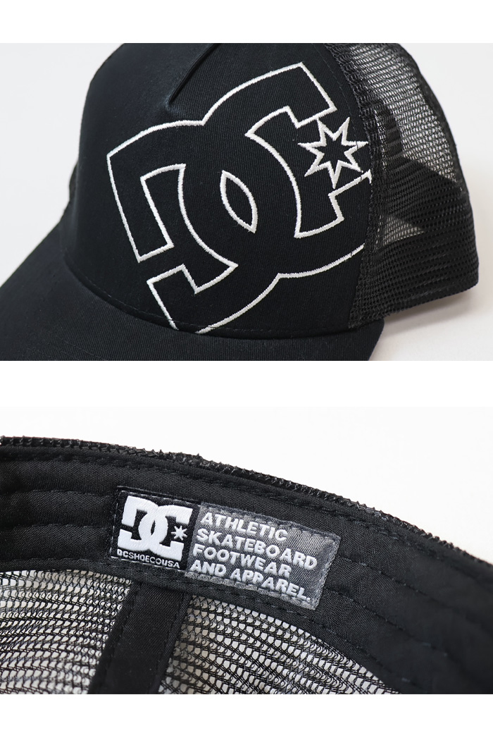 DC SHOES ディーシーシュー ロゴ刺繍 メッシュキャップ 帽子