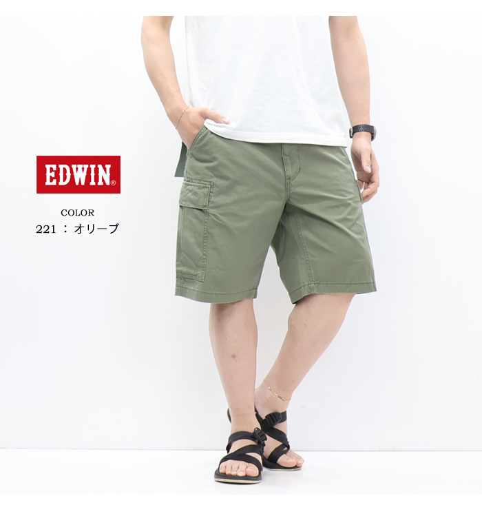 503 EDWIN エドウィン バギーカーゴショーツ ショートパンツ ハーフ
