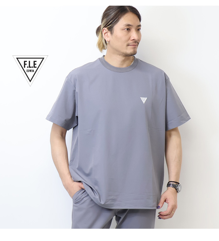 EDWIN エドウィン F.L.E ワンポイント 半袖Tシャツ プルオーバー