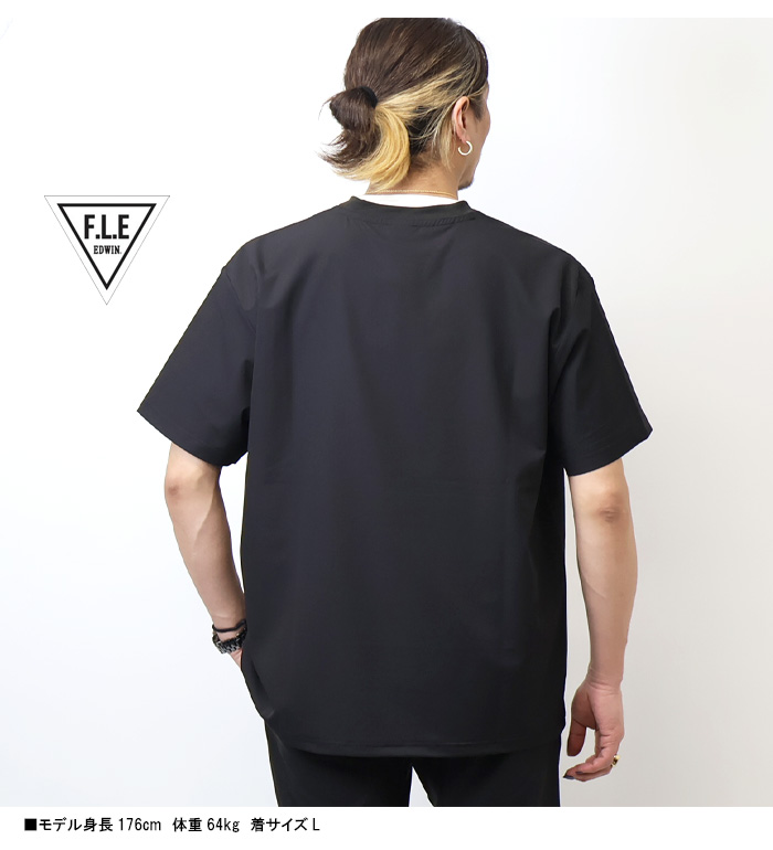 【福袋セール】 EDWIN プルオーバー 半袖Tシャツ ワンポイント F.L.E エドウィン 服＆ファッション小物