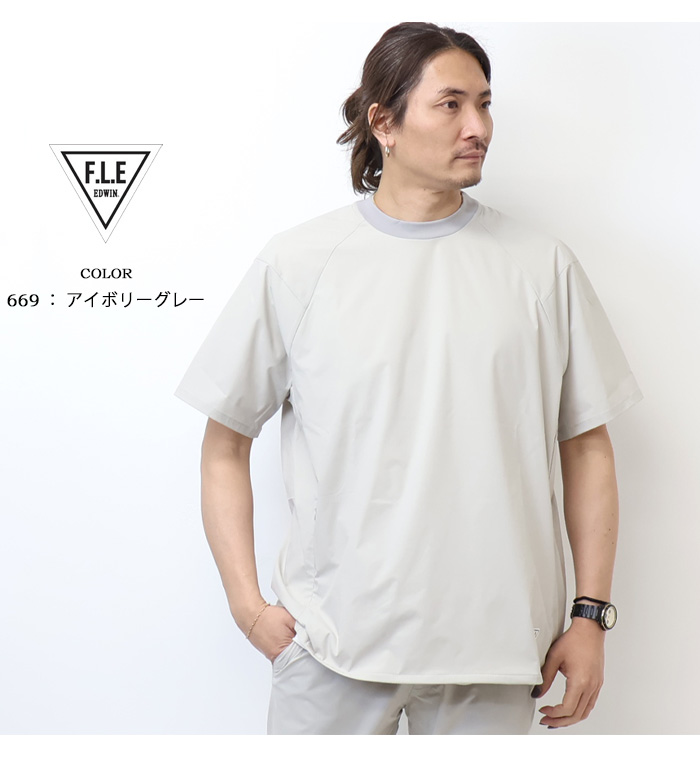 EDWIN（エドウィン） 2026年春夏 F.L.E ワンポイント 半袖Tシャツ プル
