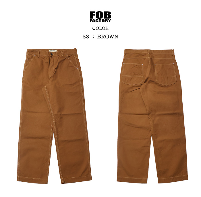FOB FACTORY Factory エフオービーファクトリー コットンダック
