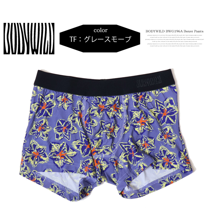 BODY WILD（ボディワイルド） GUNZE グンゼ ボクサーパンツ 前とじ 総