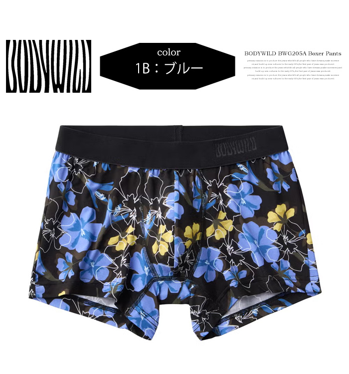 BODY WILD（ボディワイルド） GUNZE グンゼ ボクサーパンツ 前とじ